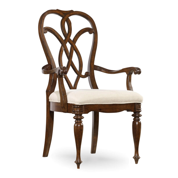 Hooker Furniture 5381-75300 Leesburg Splatback Arm Chair IMAGE 1