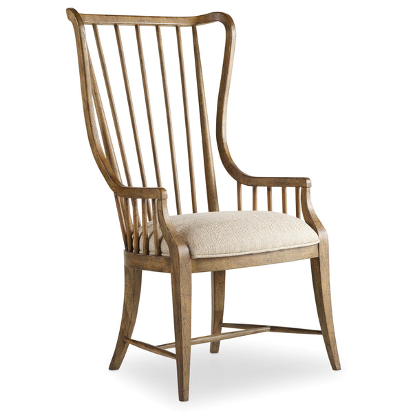 Hooker Furniture 5401-75400 Sanctuary Tall Spindle Arm Chair IMAGE 1