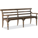 Hooker Furniture 5960-75315-BRN Hill Country Helotes Dining Bench IMAGE 1