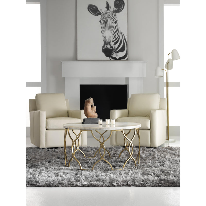 Hooker Furniture 638-50359-WH Melange Corrina Cocktail Table IMAGE 3