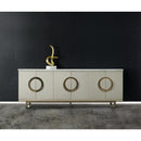 Hooker Furniture 638-55021-WH Melange Noelle Credenza IMAGE 3
