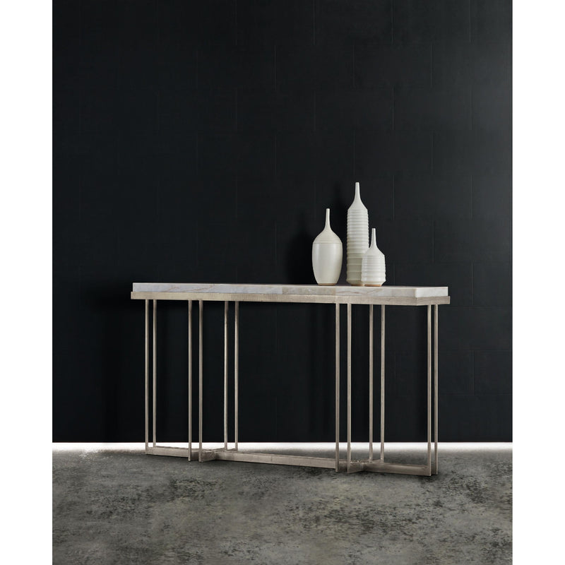 Hooker Furniture 638-85327-WH Melange Blaire Console Table IMAGE 2