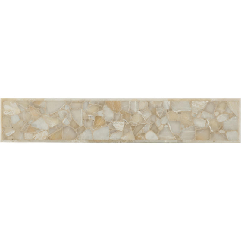 Hooker Furniture 638-85327-WH Melange Blaire Console Table IMAGE 3