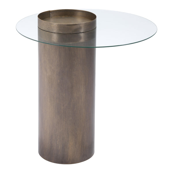 Zuo Emi 101494 End Table - Antique Bronze IMAGE 1