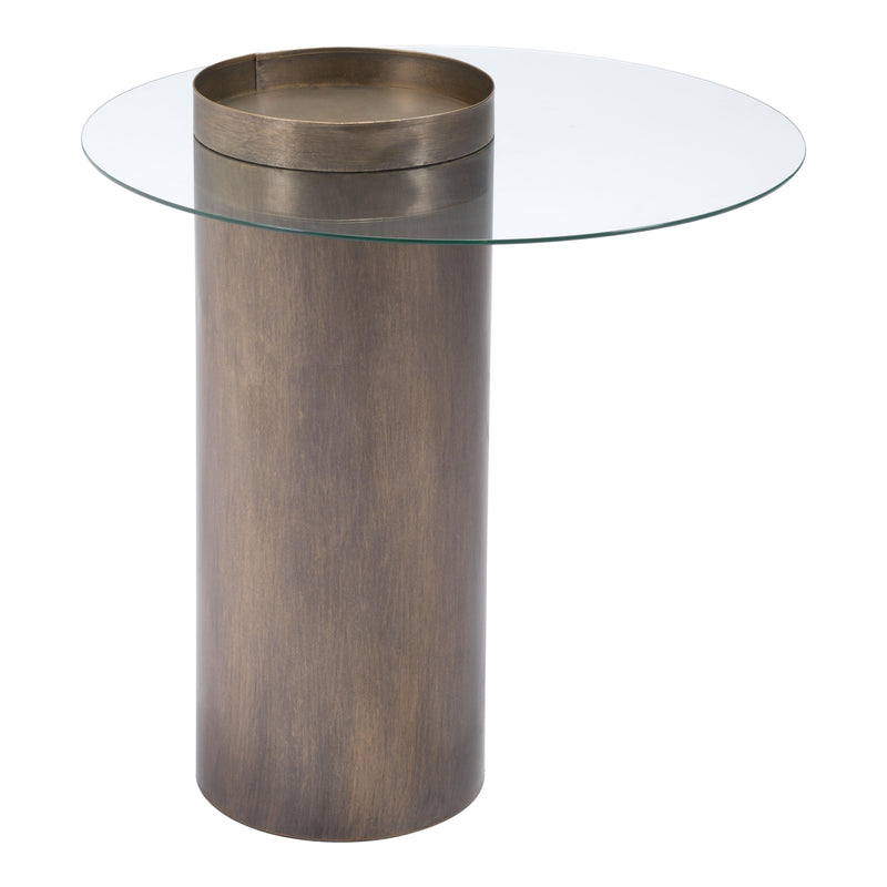 Zuo Emi 101494 End Table - Antique Bronze IMAGE 1