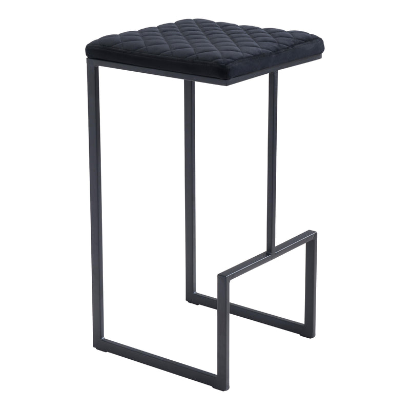 Zuo Element 101457 Barstool - Black IMAGE 1