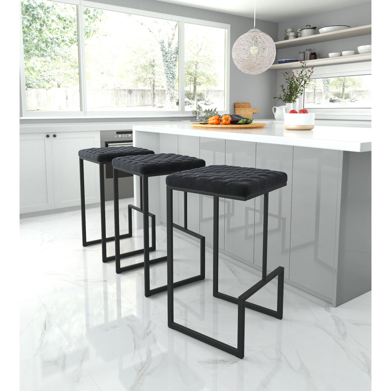 Zuo Element 101457 Barstool - Black IMAGE 8