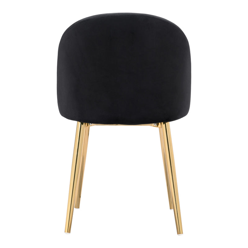Zuo Cozy 101556 Dining Chair - Black & Gold IMAGE 4