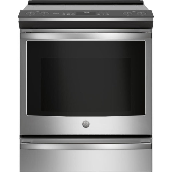 GE Profile 30-inch Slide-in Induction Electric Range with Wi-Fi Connectivity PHS930YPFS IMAGE 1