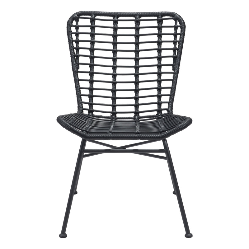 Zuo Lorena 703946 Dining Chair - Black IMAGE 3