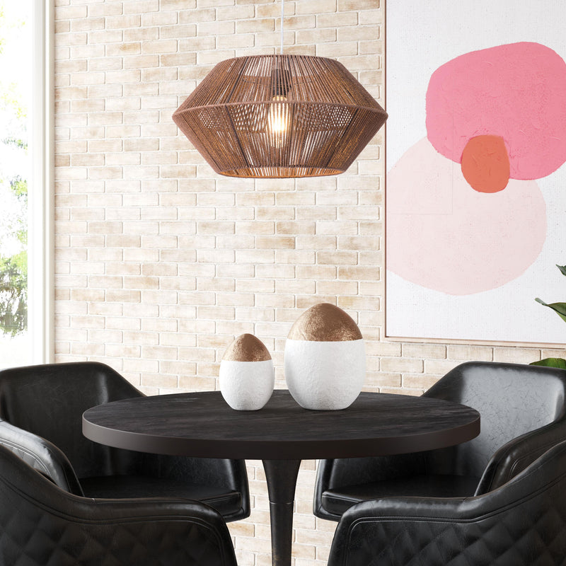 Zuo Kendrick 56092 Ceiling Lamp - Brown IMAGE 8