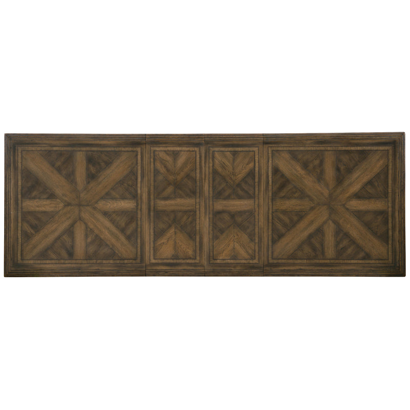 Hooker Furniture 5960-75200-BRN Bandera 86in Table with 2-18in Leaves IMAGE 2
