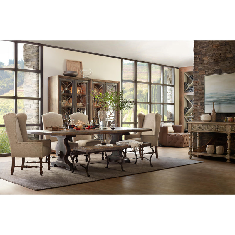 Hooker Furniture 5960-75200-BRN Bandera 86in Table with 2-18in Leaves IMAGE 7