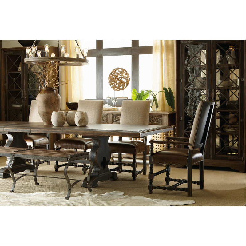 Hooker Furniture 5960-75200-BRN Bandera 86in Table with 2-18in Leaves IMAGE 9