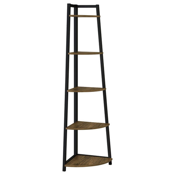 Coaster Furniture Jacksonville 805497 Corner Bookcase IMAGE 1