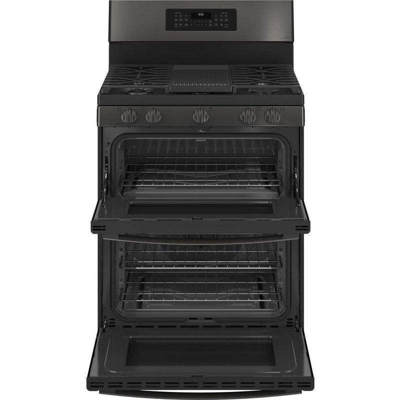 GE Profile 30-inch Freestanding Electric Range with True European Convection Technology PGB965BPTS IMAGE 2