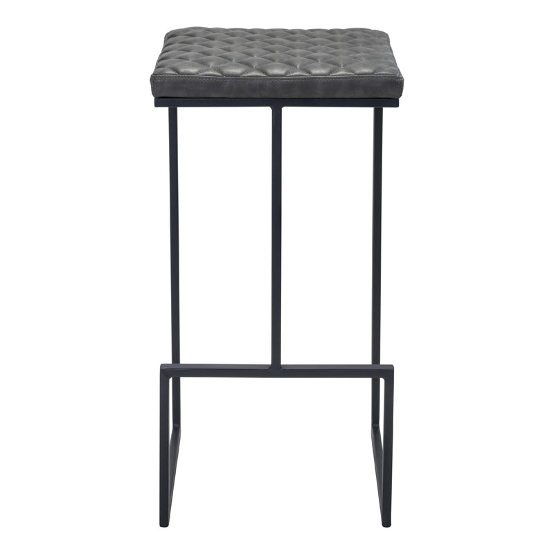 Zuo Element 101458 Barstool - Grey IMAGE 3
