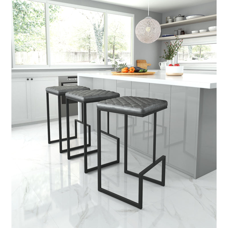 Zuo Element 101458 Barstool - Grey IMAGE 8