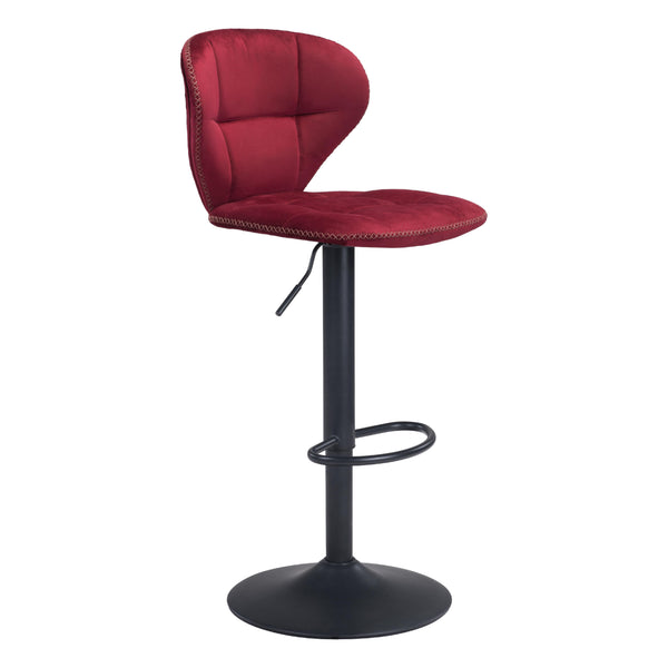 Zuo Salem 101716 Barstool - Red IMAGE 1