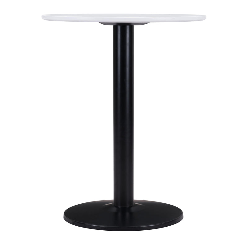 Zuo Alto 101569 Bistro Table - White & Black IMAGE 2