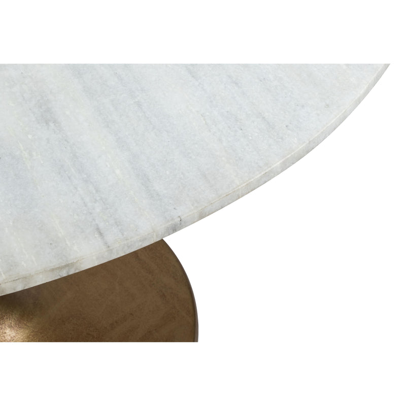 Zuo Ithaca 101845 Dining Table - White & Gold IMAGE 5