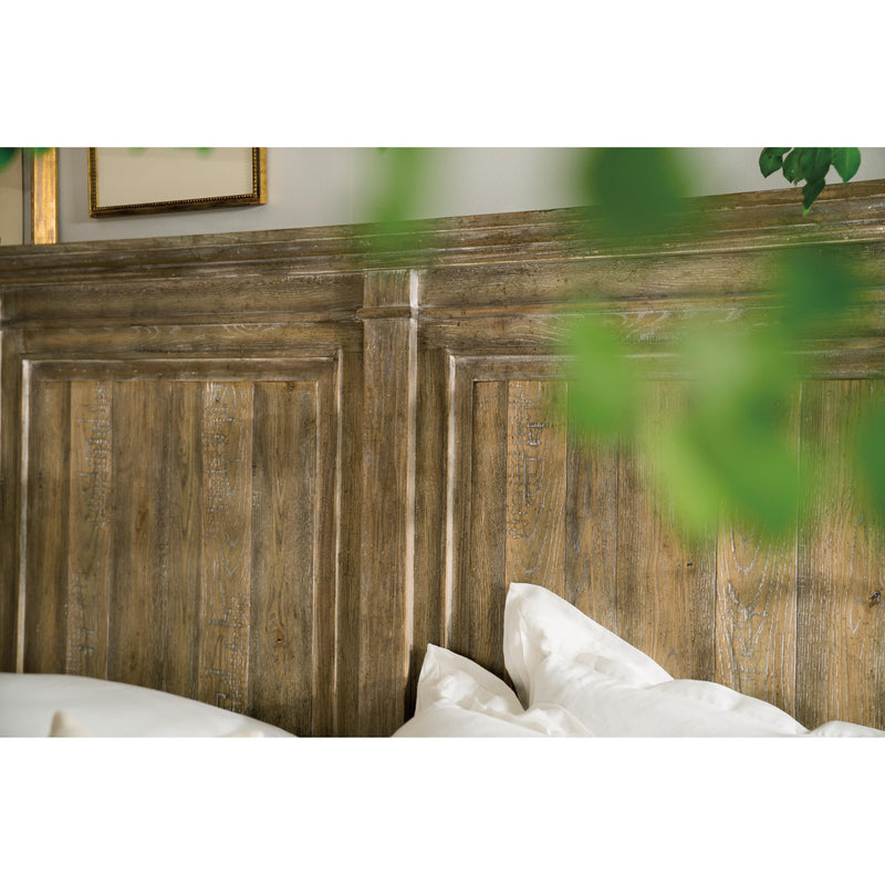 Hooker Furniture 5750-90266-MWD Boheme Laurier King Panel Bed IMAGE 4