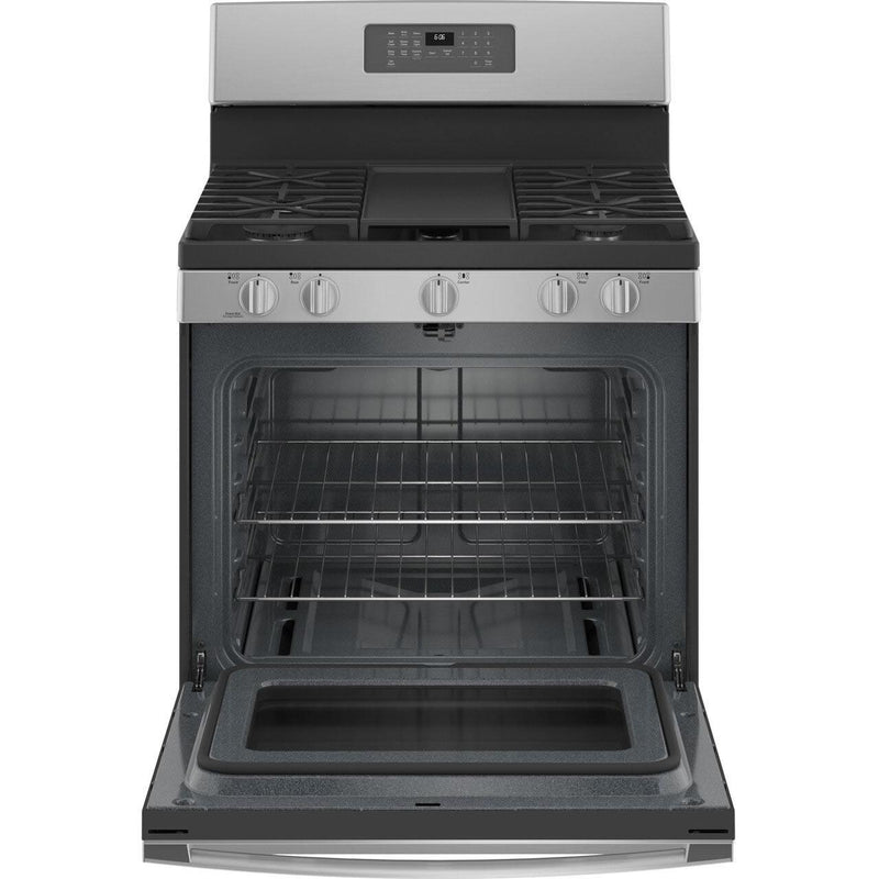 GE 30-inch Freestanding Gas Range JGB660YPFS IMAGE 2