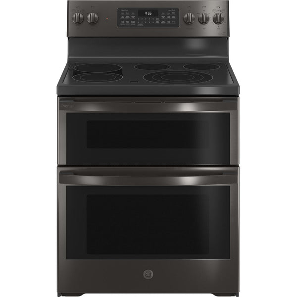 GE Profile 30-inch Freestanding Electric Range with Wi-Fi Connectivity PB965BPTS IMAGE 1