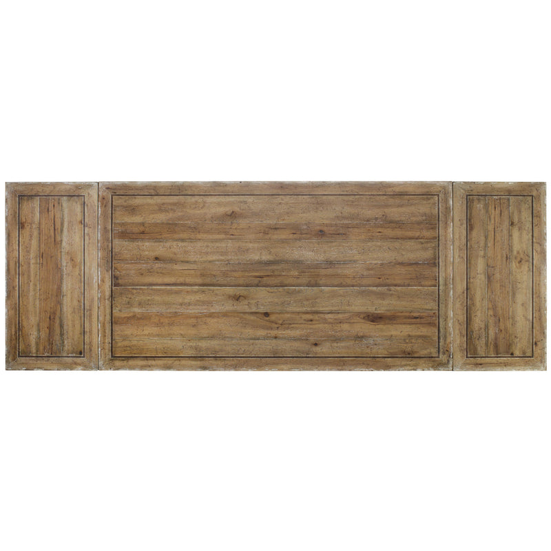 Hooker Furniture 5350-75206 Chatelet Refectory Rectangle Trestle Dining Table with Two 22'' Leaves IMAGE 2