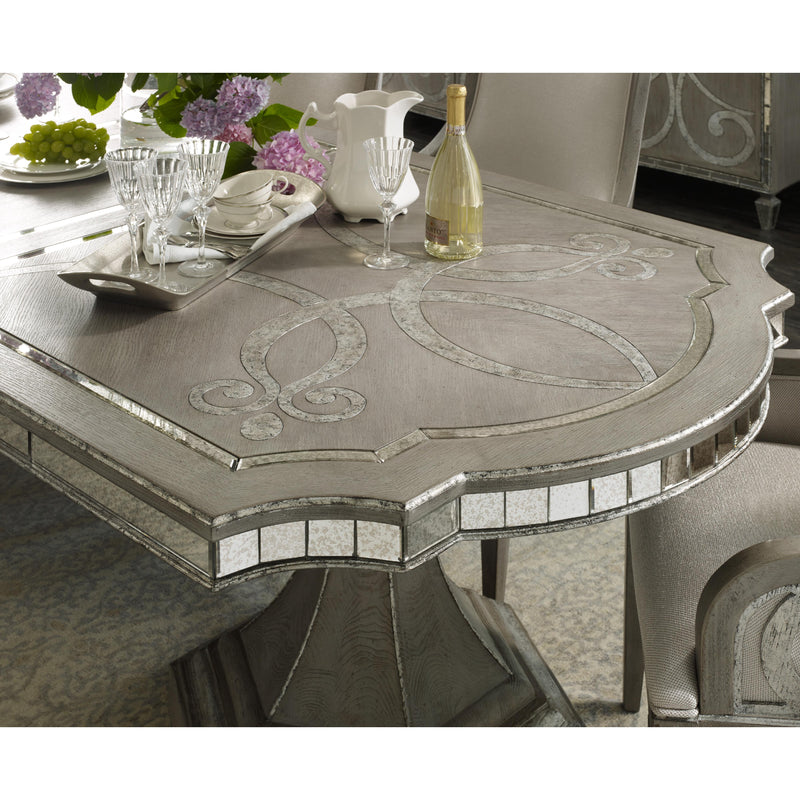 Hooker Furniture 5603-75200-LTBR Sanctuary Rectangle Dining Table with 2-20in Leaves IMAGE 4