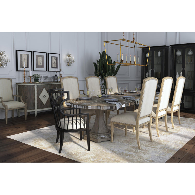 Hooker Furniture 5603-75200-LTBR Sanctuary Rectangle Dining Table with 2-20in Leaves IMAGE 6