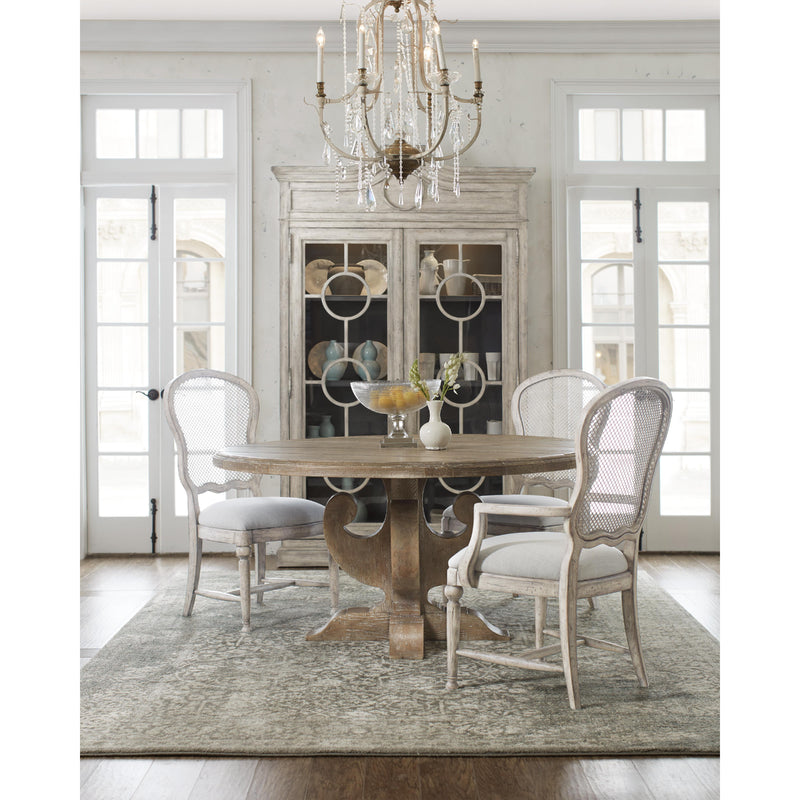 Hooker Furniture 5750-75411-LTWD Boheme Gaston Metal Back Side Chair IMAGE 4