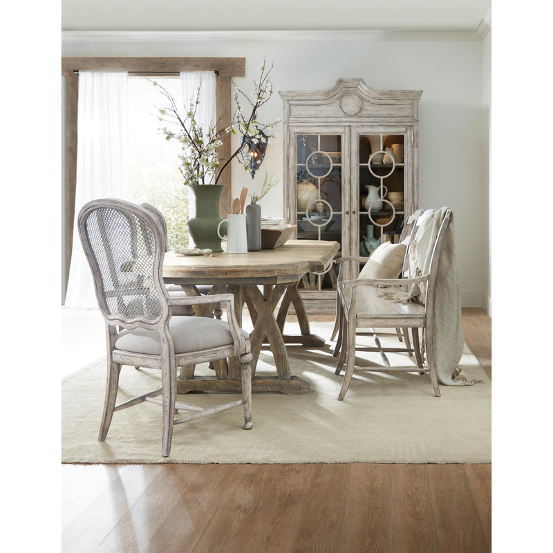 Hooker Furniture 5750-75411-LTWD Boheme Gaston Metal Back Side Chair IMAGE 6