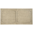 Hooker Furniture 5805-75200-80 Ciao Bella 84in Trestle Table with 2-18in Leaves-Flaky White/Black IMAGE 4