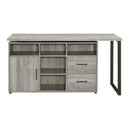  Coaster Furniture Hertford 804462 59-inch L-Shape Computer Desk - Grey Driftwood IMAGE 6
