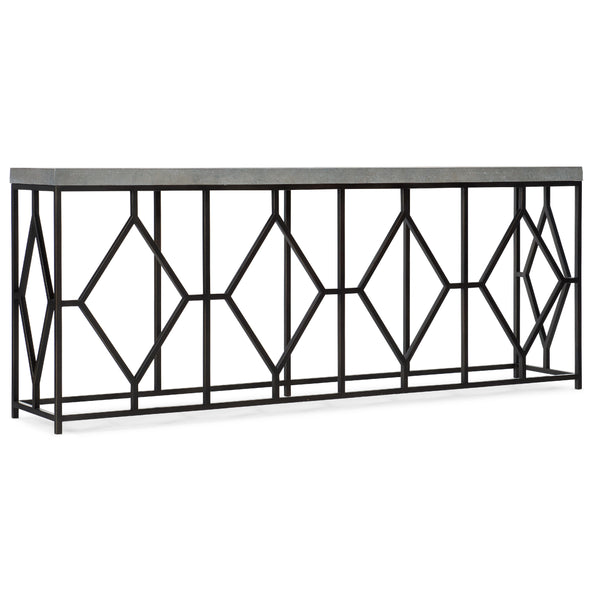 Hooker Furniture 5805-85002-00 Ciao Bella Metal and Faux Concrete Console Table IMAGE 1