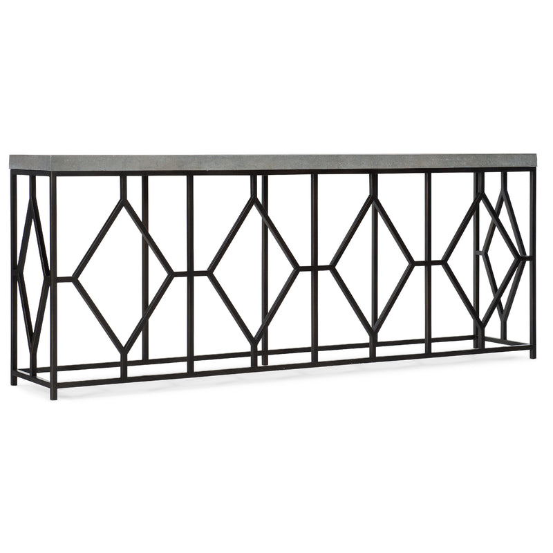 Hooker Furniture 5805-85002-00 Ciao Bella Metal and Faux Concrete Console Table IMAGE 1