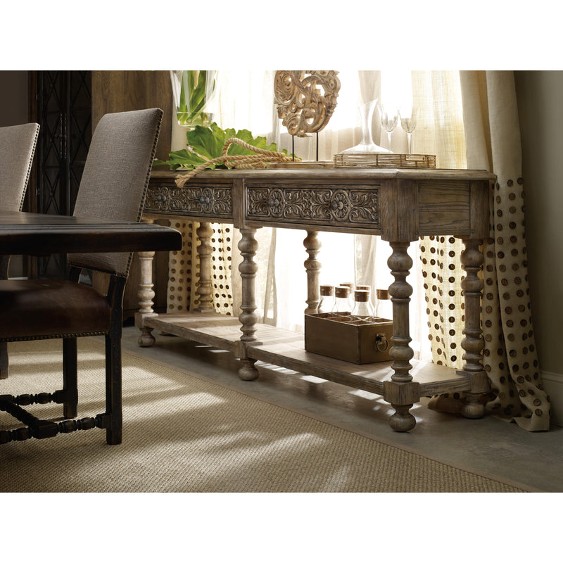 Hooker Furniture 5960-85002-MWD Bexar Leg Huntboard IMAGE 4