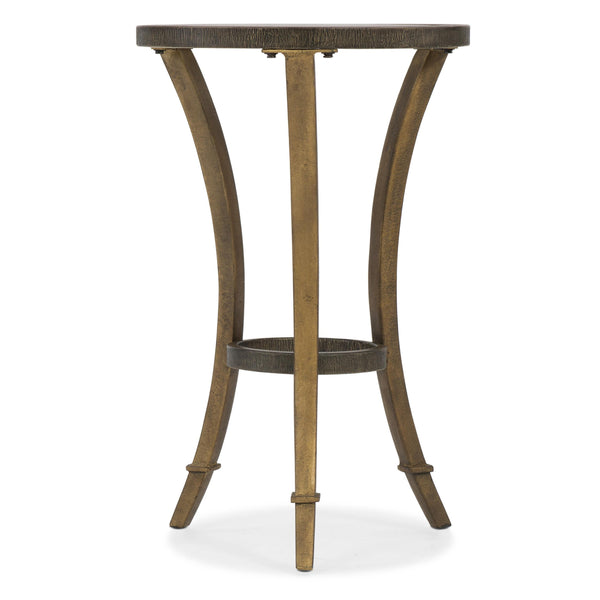 Hooker Furniture 6080-50001-MTL Round Accent Martini Table IMAGE 1
