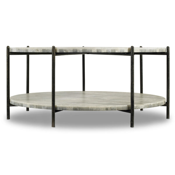 Hooker Furniture 638-50340-WH Melange Blythe Cocktail Table IMAGE 1