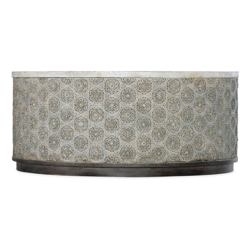 Hooker Furniture 638-80006-95 Melange Greystone Round Cocktail Table IMAGE 1