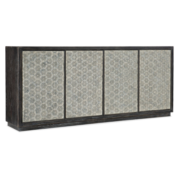 Hooker Furniture 638-85514-00 Melange Greystone Four-Door Credenza IMAGE 1