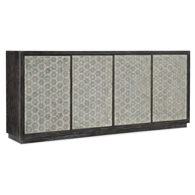 Hooker Furniture 638-85514-00 Melange Greystone Four-Door Credenza IMAGE 1