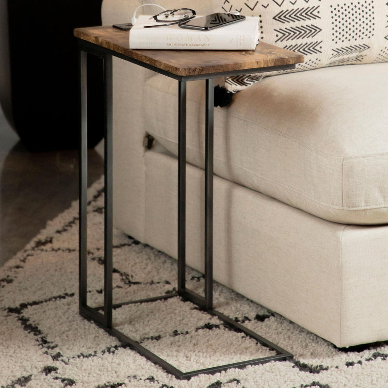 Coaster Furniture Rudy 935871 C-Shaped Side Table with Power Outlet - Antique Brown IMAGE 9