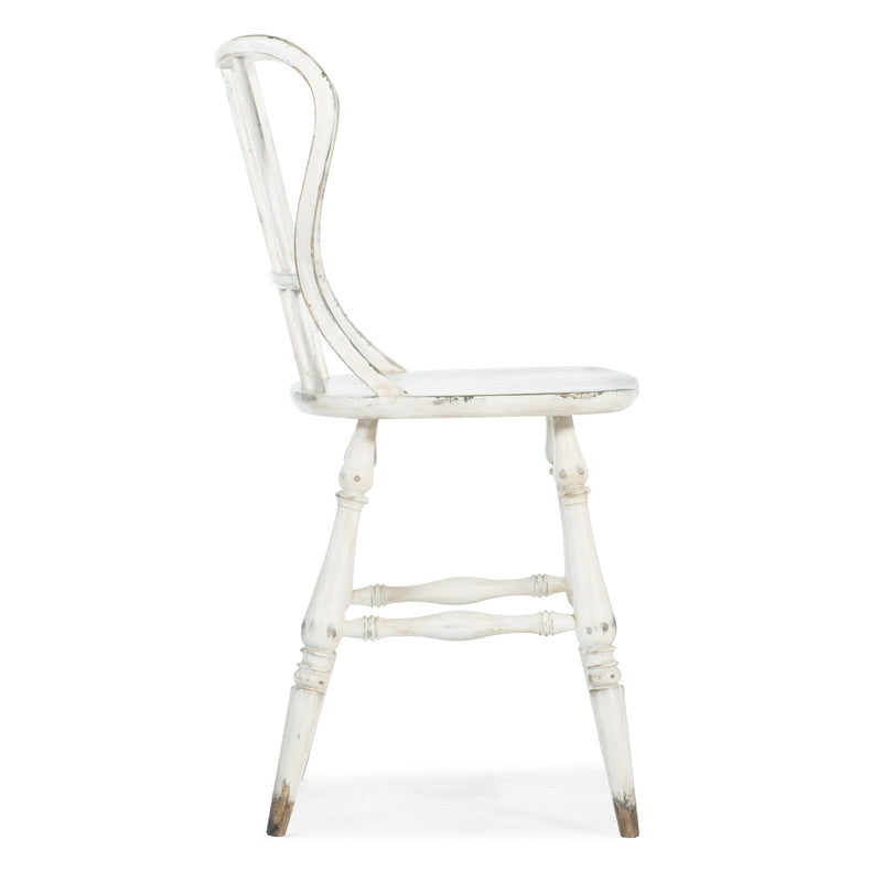 Hooker Furniture 5805-75351-02 Ciao Bella Spindle Back Counter Stool-White IMAGE 3
