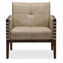 Hooker Furniture CC401-082 Carverdale Leather Club Chair withWood Frame IMAGE 2