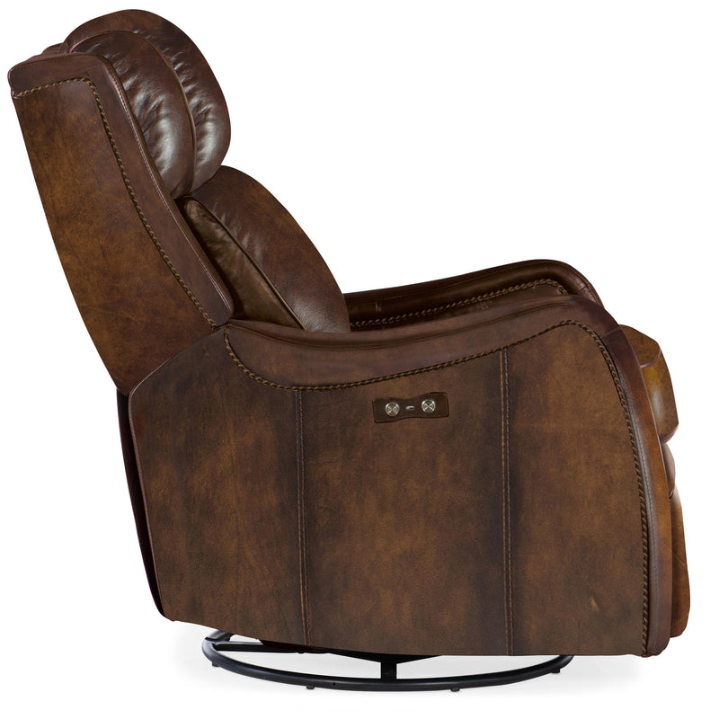 Hooker Furniture RC234-PSWGL-087 Stark Power Swivel Glider Recliner IMAGE 4