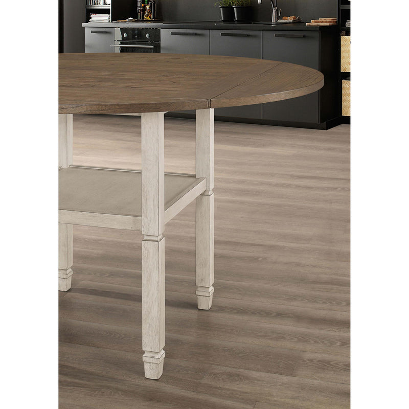 Coaster Furniture Sarasota 192818 60-inch Extension Counter Dining Table - Rustic Cream IMAGE 12