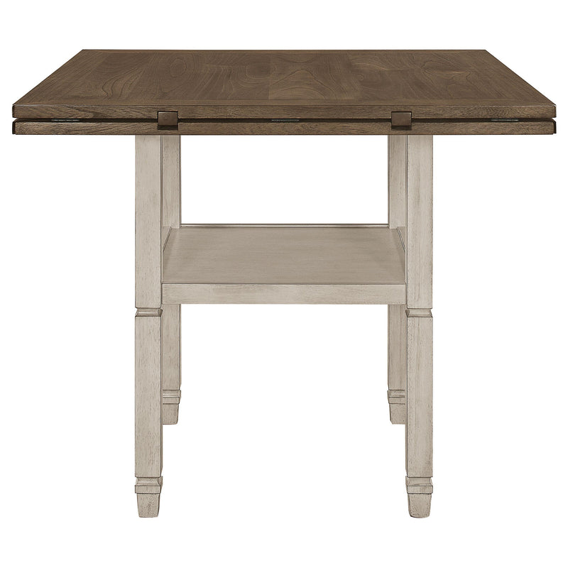 Coaster Furniture Sarasota 192818 60-inch Extension Counter Dining Table - Rustic Cream IMAGE 4