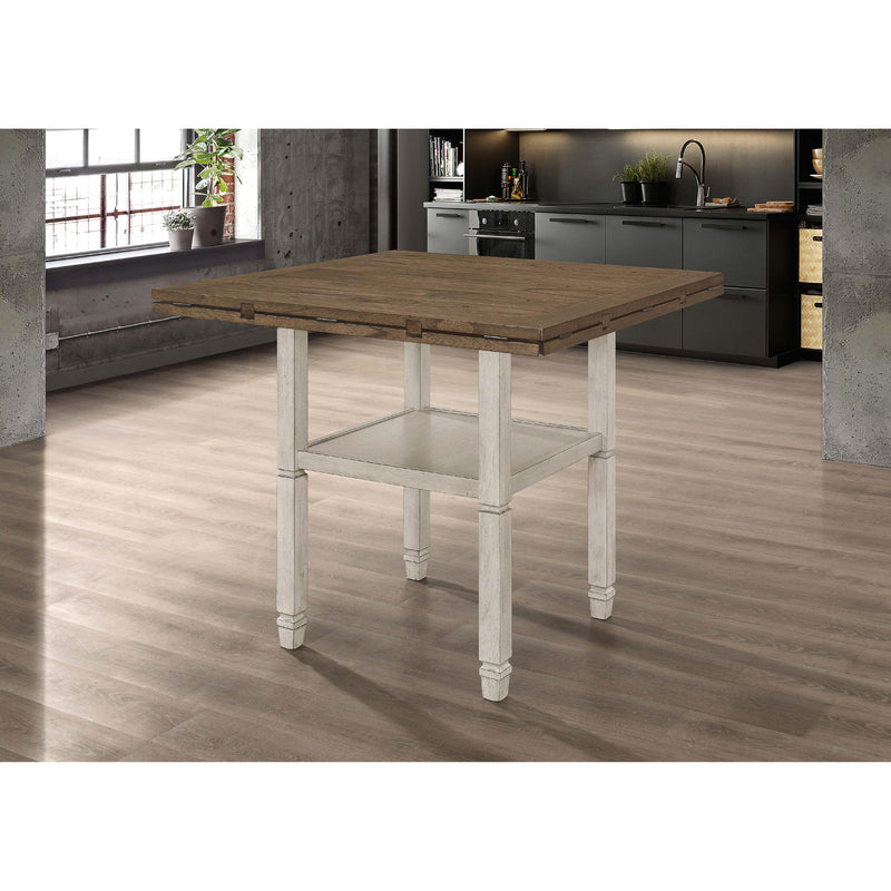 Coaster Furniture Sarasota 192818 60-inch Extension Counter Dining Table - Rustic Cream IMAGE 8
